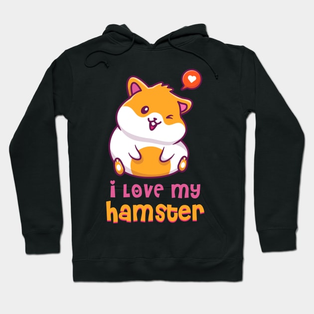 Cute Hamster Lover Gift Pets Hamster Hoodie by shirtsyoulike